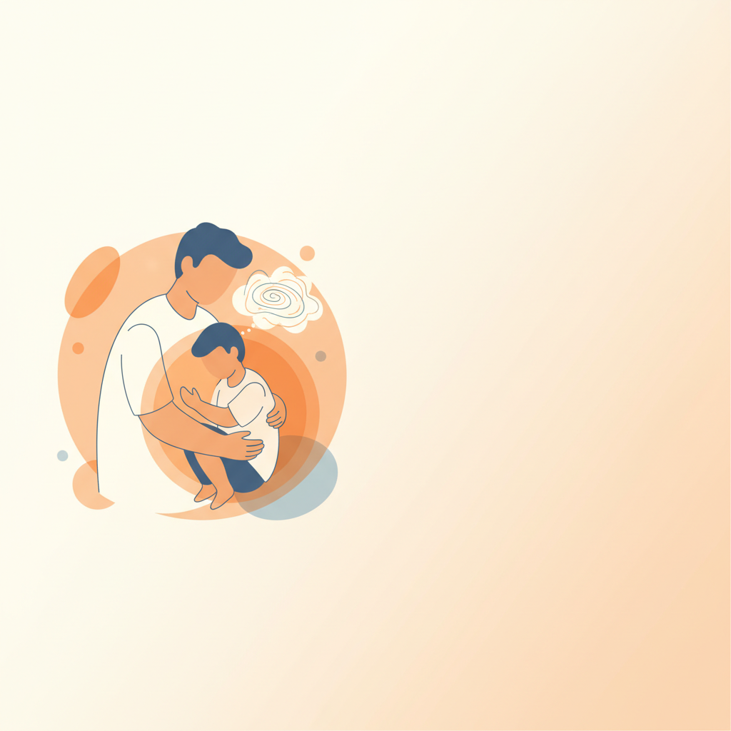 Child showing signs of anxiety while doing homework