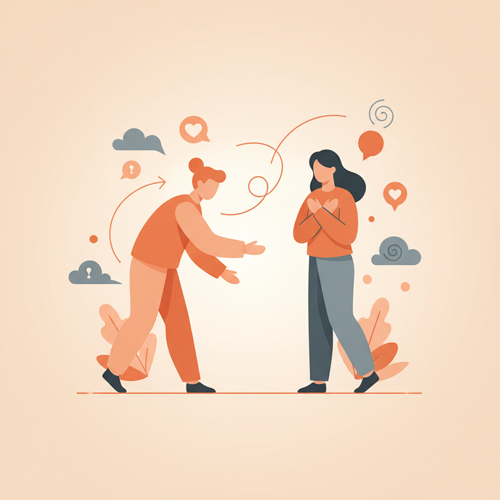 Couple having a calm, honest conversation about their relationship needs