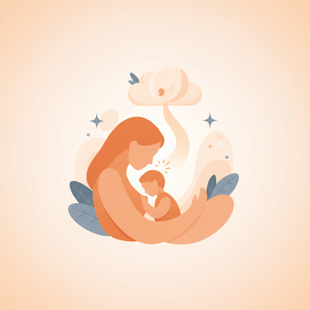 Toddler happily eating at the family table, representing a gentle weaning transition