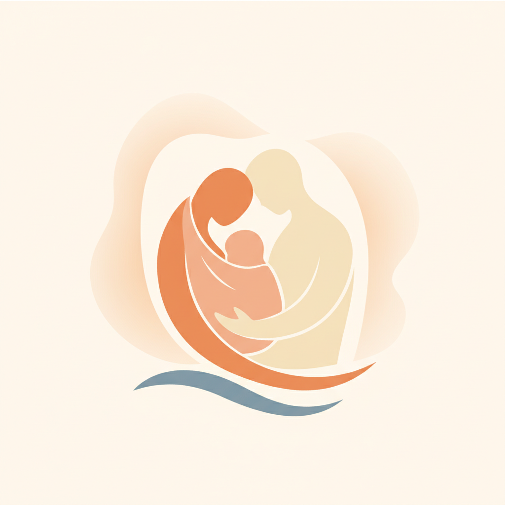 Parent carrying baby in an ergonomic wrap carrier