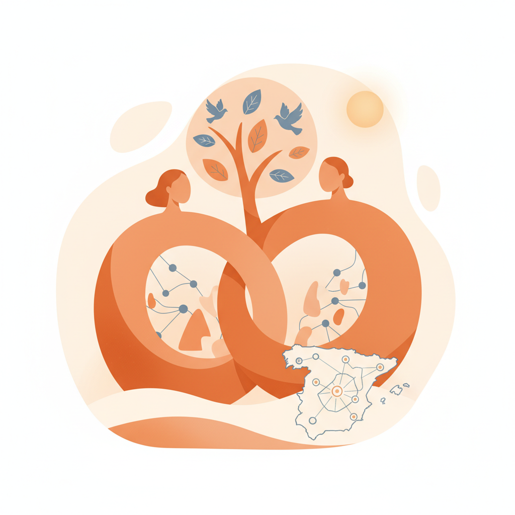 Hands reaching out to support each other symbolising mental health community