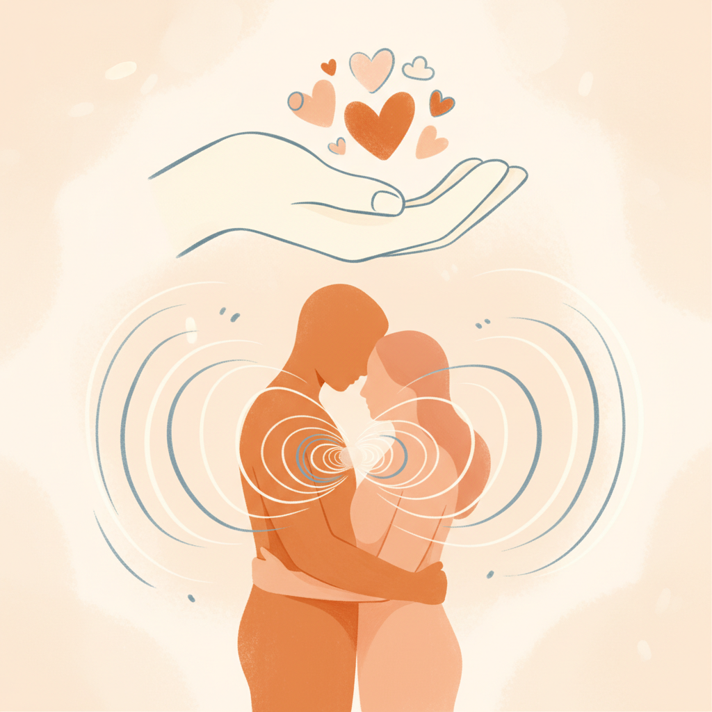 Person comforting their partner by validating their emotions