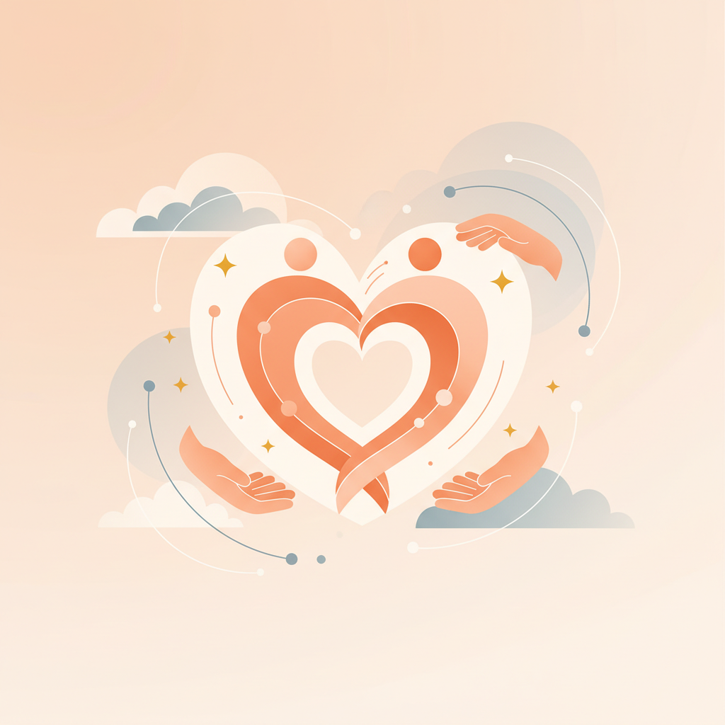 Person living wholeheartedly with courage, compassion and connection